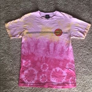 Santa Cruz men’s tie dye shirt